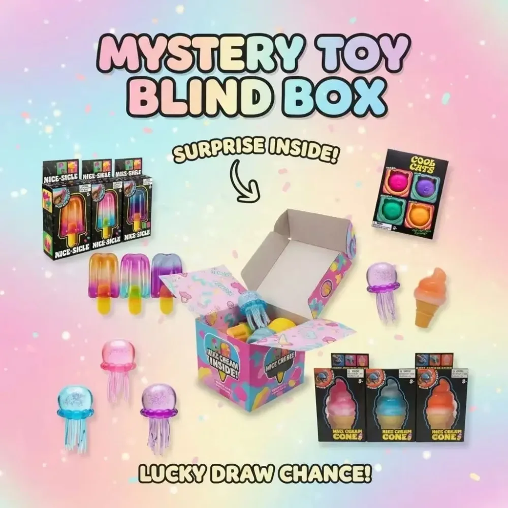 Novelty Gifts - Squishy Mystery Box, Slow Rising Fidget