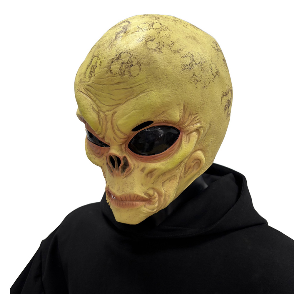 Latex Alien Mask Realistic - Realistisch UFO Alien Skull Masker Cosplay