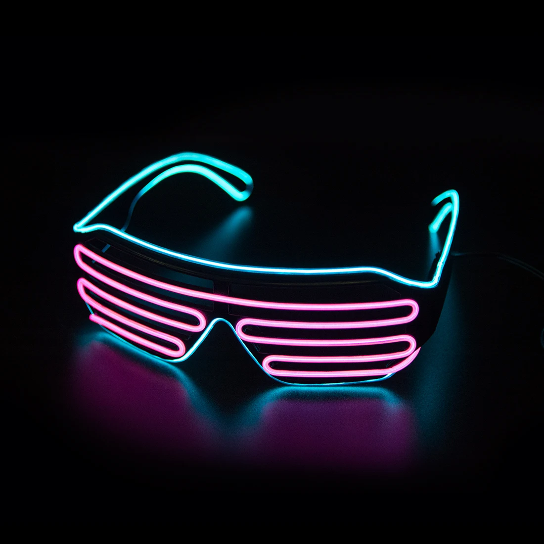 Glow In The Dark Party Glasses - LED-gloeiende bril Gafas Lichtgevende Bril Neon