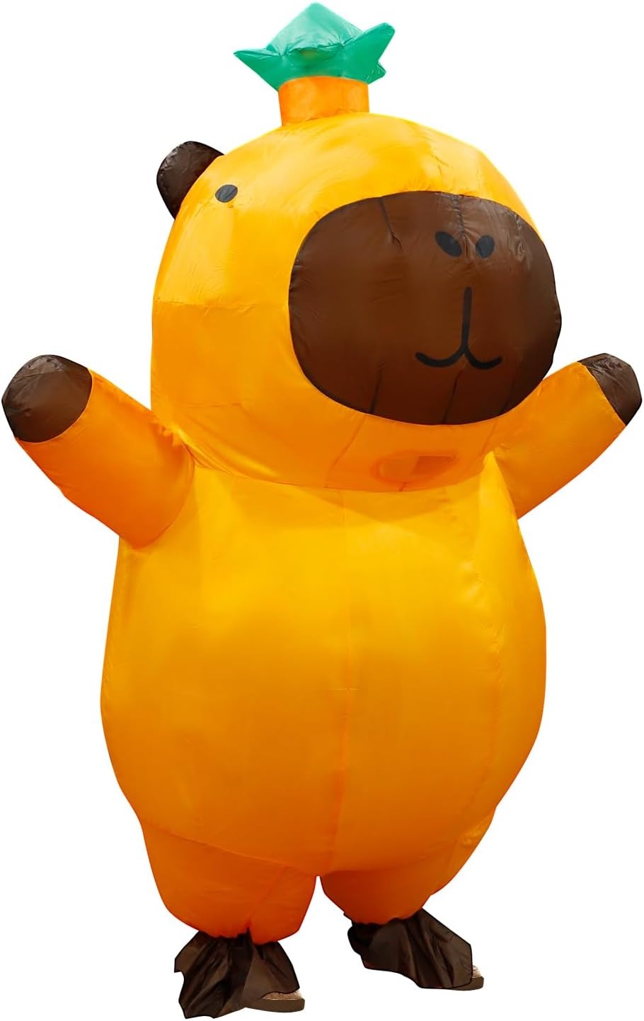 Costumes - Opblaasbaar capybara-kostuum voor volwassenen, grappige opblaasbare