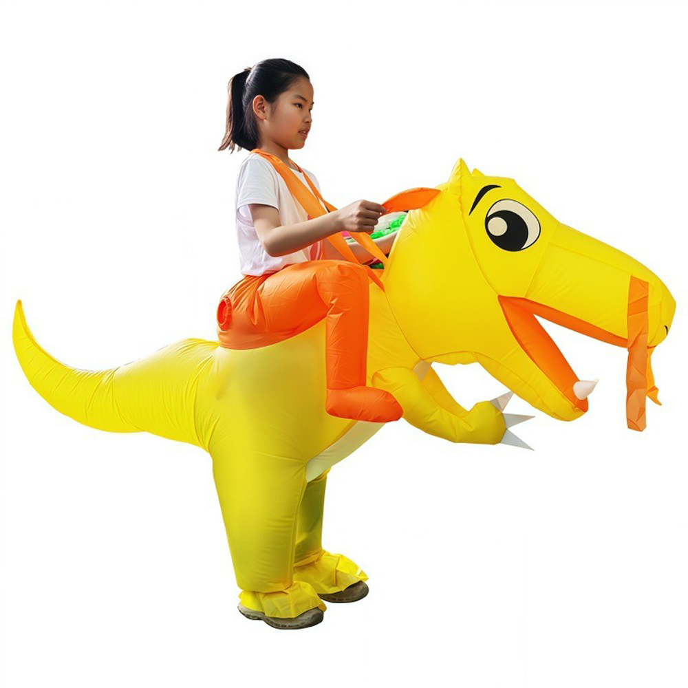 Inflatable Dinosaur Costume Adult - Kind rijden op dinosaurus opblaasbaar pak