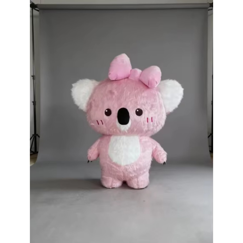 Costumes - Roze Koala Opblaasbaar Kostuum Mascotte Halloween