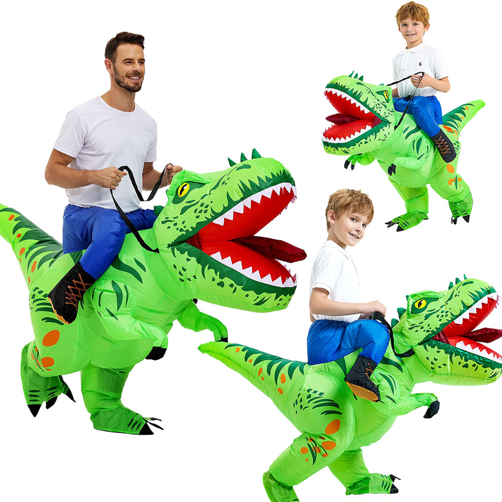Kinderen/Volwassenen Dinosauru - Inflatable Dinosaur Costume Adult recensie en prijs