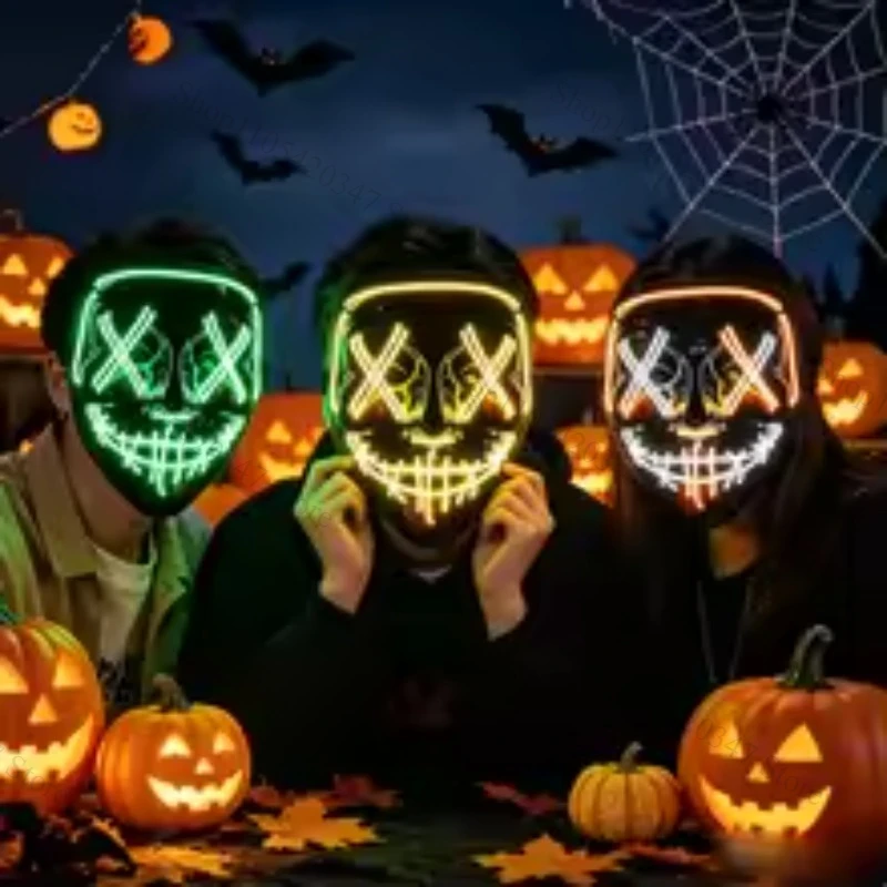 2026 Halloween Party Benodigdh - Led Purge Mask Halloween recensie en prijs
