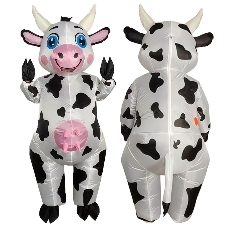 Opblaasbaar koeienkostuum voor - Costumes recensie en prijs