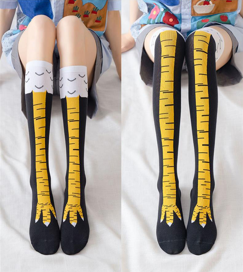 1/2 paris Mannen Grappige 3D K - Funny Chicken Leg Socks recensie en prijs