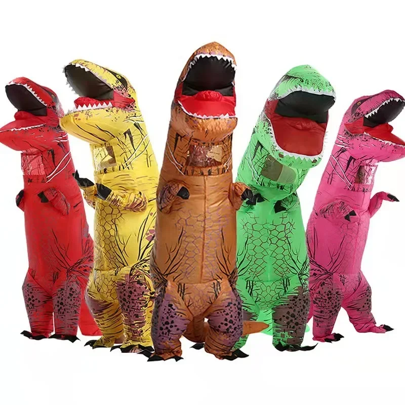 Tyrannosaurus rex opblaasbaar  - Inflatable Dinosaur Costume Adult recensie en prijs