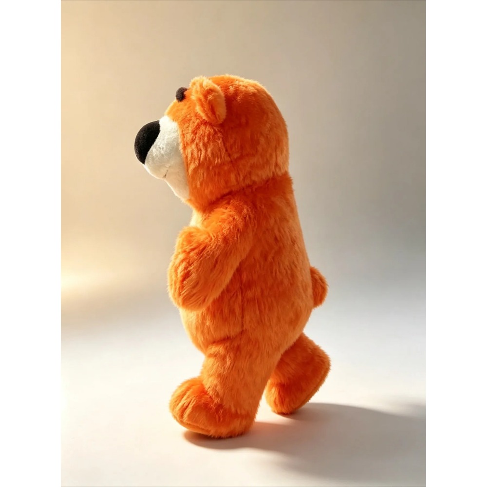 Opblaasbaar oranje berenmascot - Costumes recensie en prijs