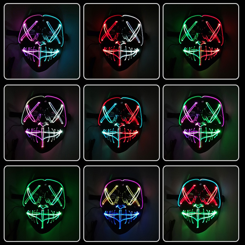 Gebarenbediening LED-masker Li - Led Purge Mask Halloween recensie en prijs