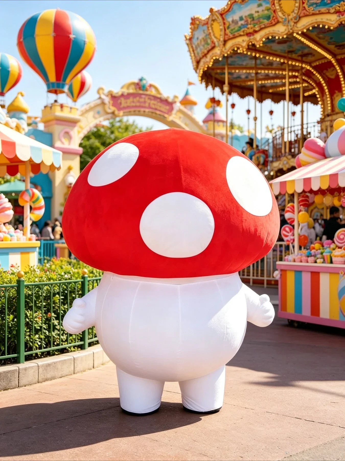 Schattig paddenstoel opblaasba - Costumes recensie en prijs