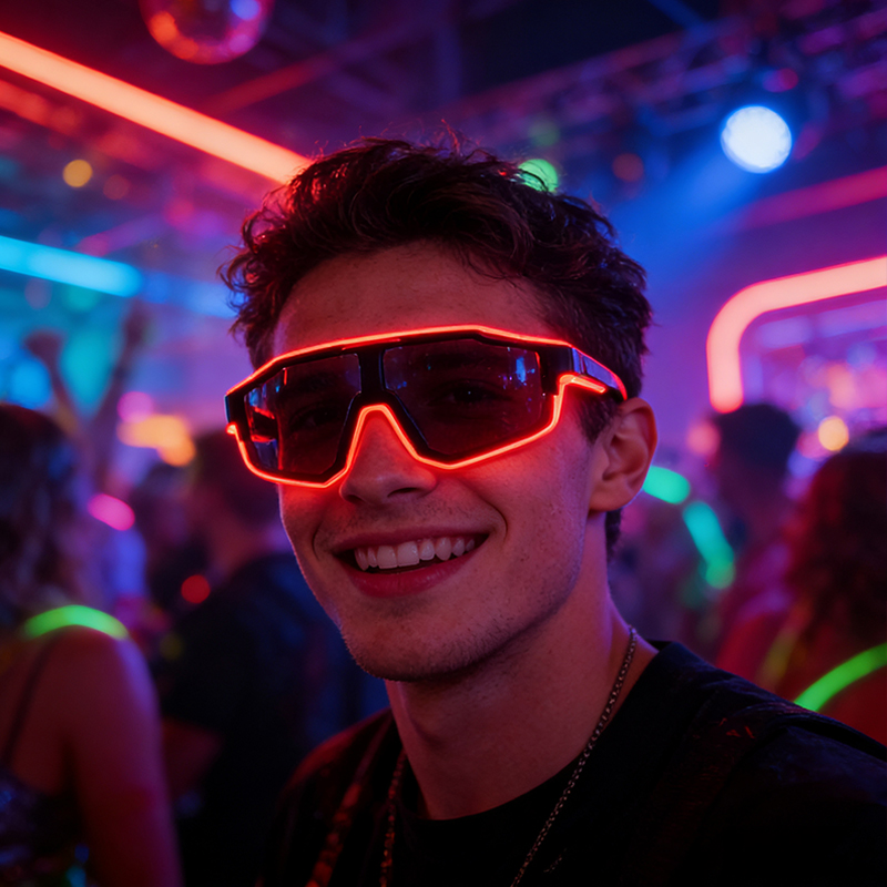 Coole winddichte LED-knipperen - Glow In The Dark Party Glasses recensie en prijs