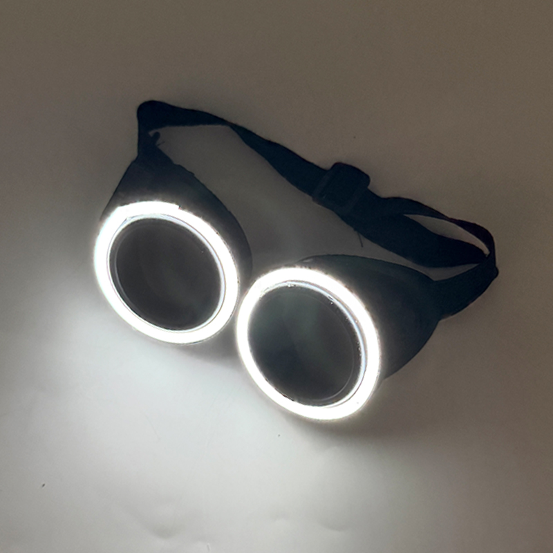 Nieuw binnen: Ronde LED-lichtg - Glow In The Dark Party Glasses recensie en prijs