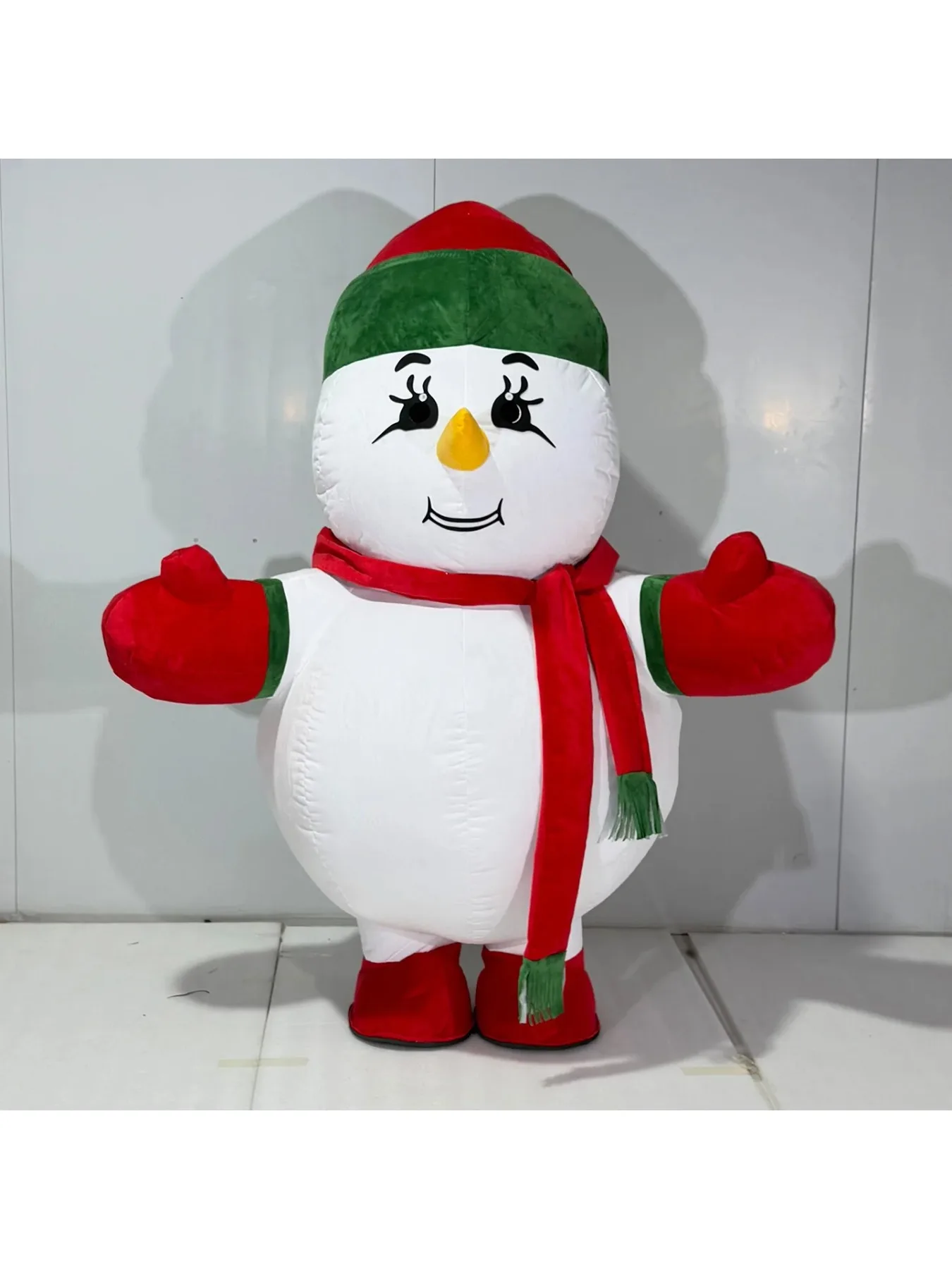 Opblaasbaar Sneeuwpop Mascotte - Costumes recensie en prijs