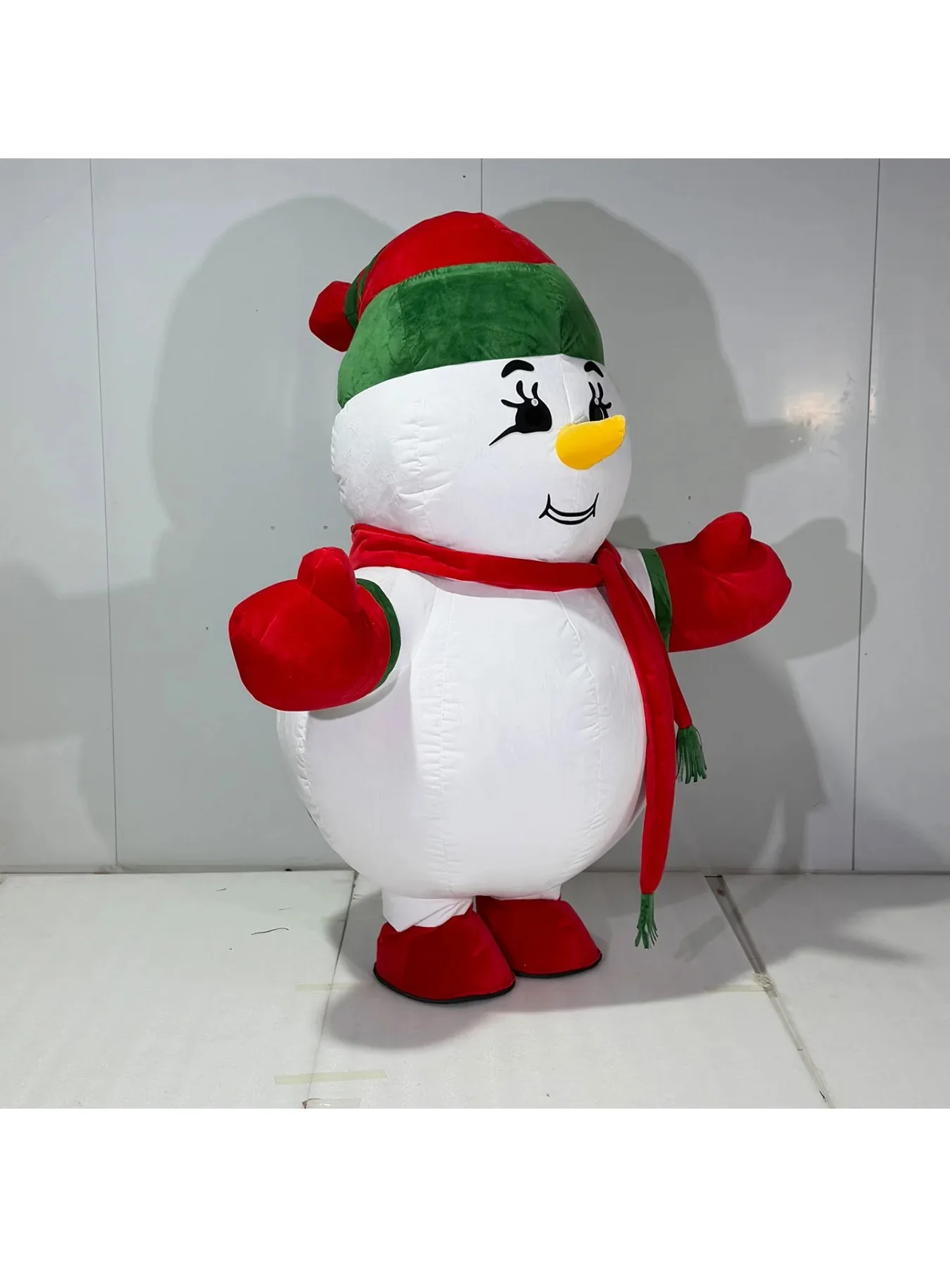 Opblaasbaar Sneeuwpop Mascotte - Costumes recensie en prijs