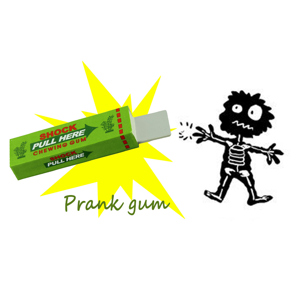 Electric Shock Joke Chewing Gu - Shock Pen Prank Toy recensie en prijs