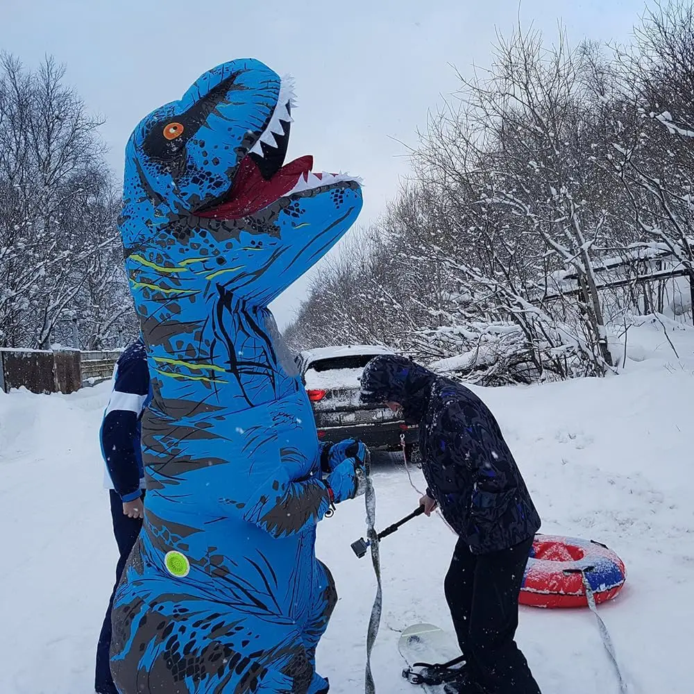Tyrannosaurus opblaasbaar dino - Inflatable Dinosaur Costume Adult recensie en prijs