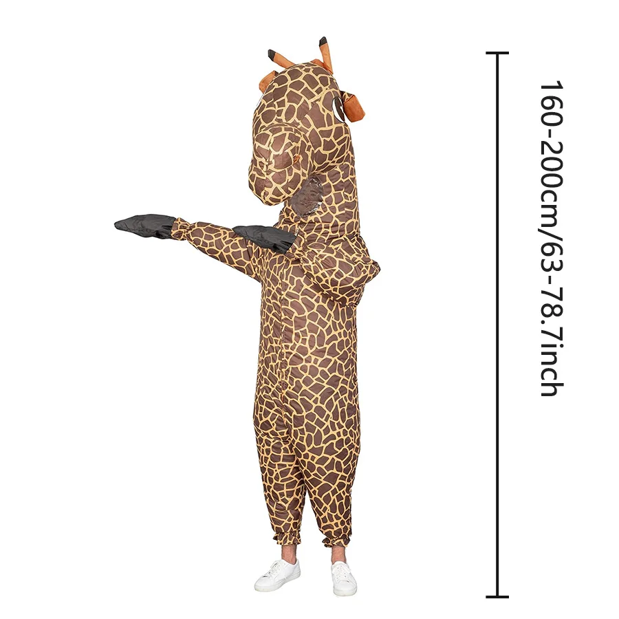 Volwassen Unisex Giraffe Opbla - Inflatable Dinosaur Costume Adult recensie en prijs