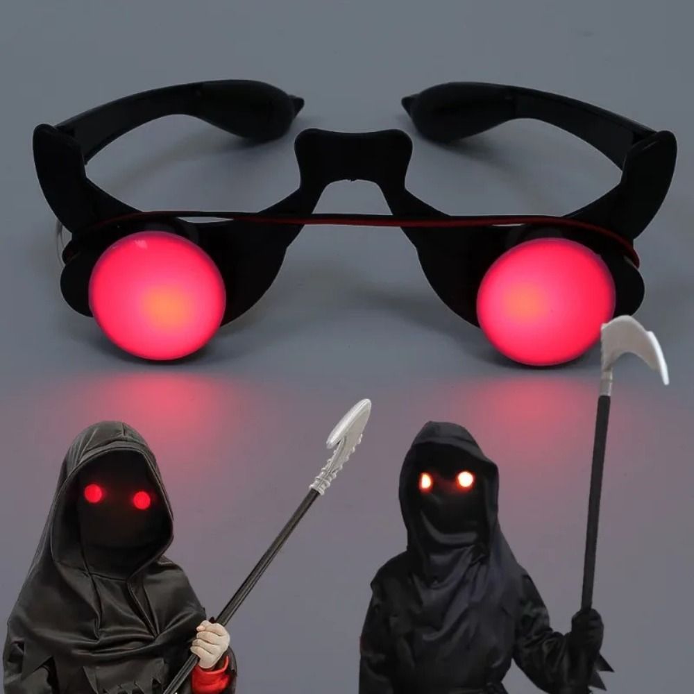 ABS LED-bril Rode Ogen Bril Zw - Glow In The Dark Party Glasses recensie en prijs