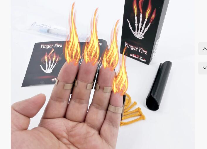 4 stks/set Vinger Fire Goochel - Thumb Tip Magic Trick Set recensie en prijs