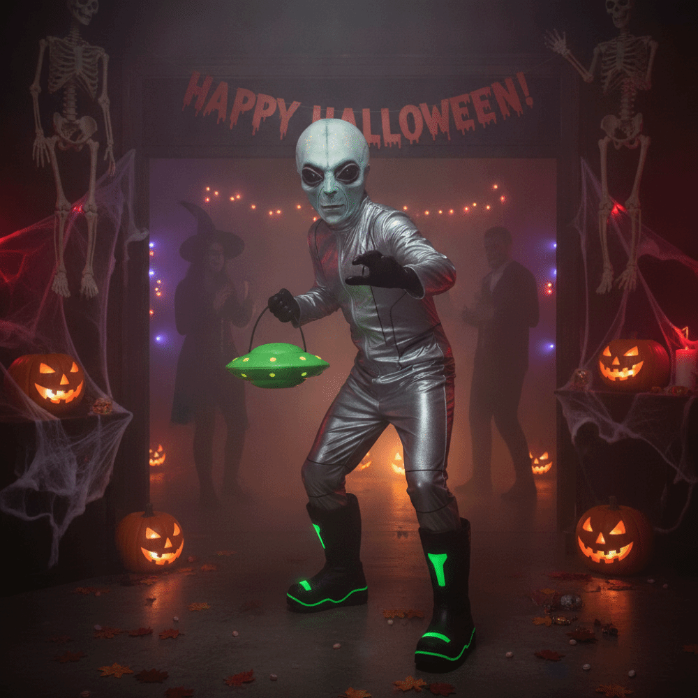 Latex masker met buitenaardse  - Latex Alien Mask Realistic recensie en prijs