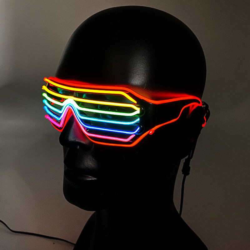 Fluorescerende kleurrijke gloe - Glow In The Dark Party Glasses recensie en prijs